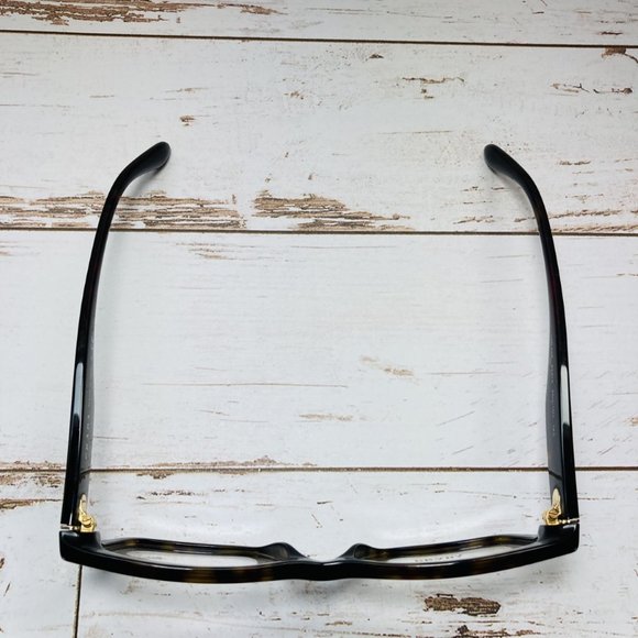 Prada Square Brown Havana Gold Eyeglasses Glasses Frames NWOT - Picture 9 of 12